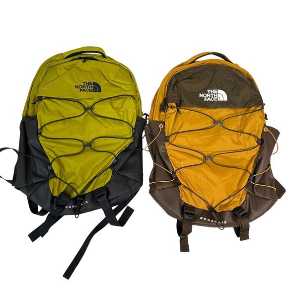 NWT north face borealis Lot of 2 backpacks Brown Green Black - Picture 1 of 5